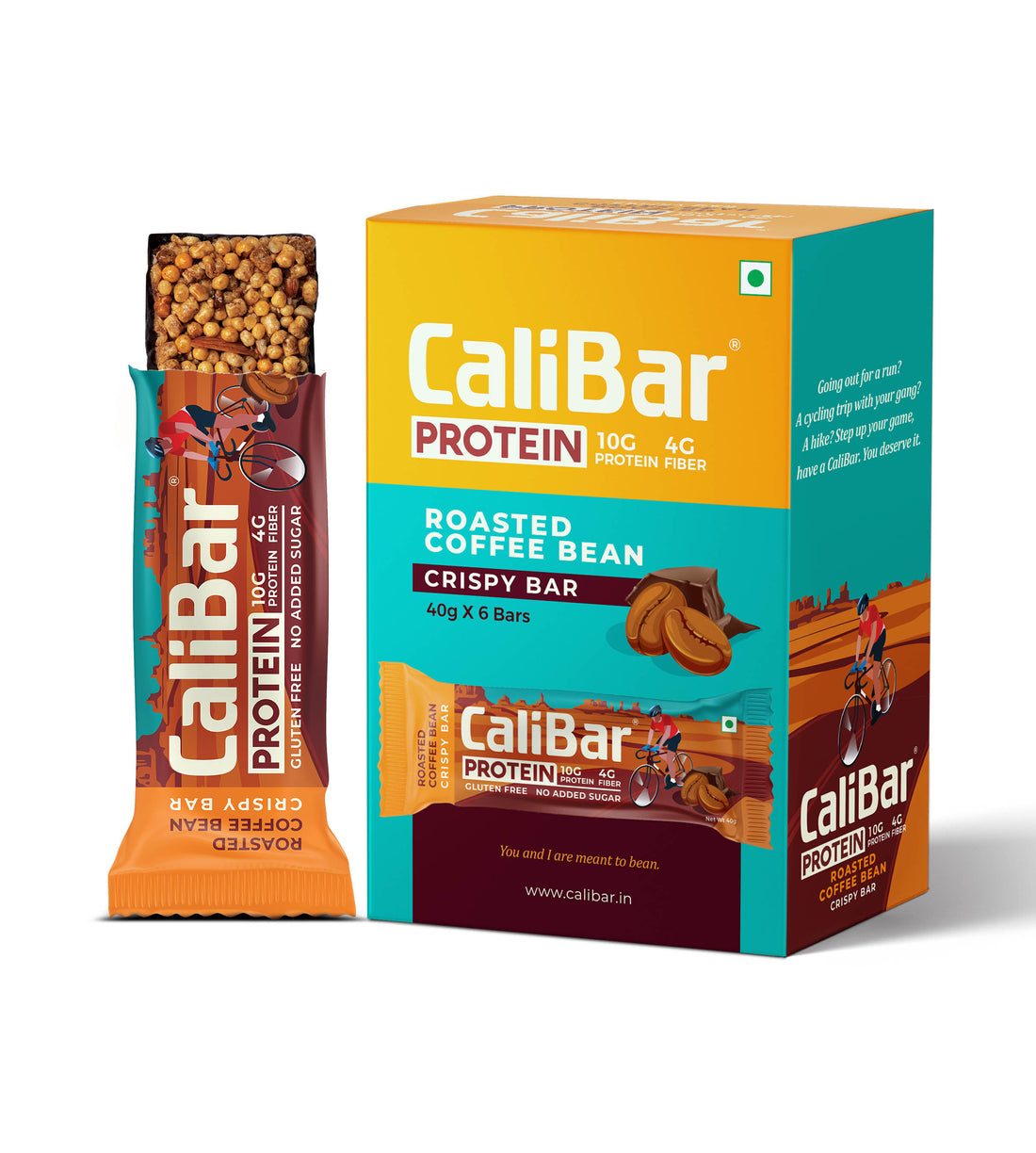 CaliBar 10g Protein Bar - Roasted Coffee Bean (Pack of 6)