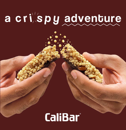 CaliBar 20g Protein Bar - Almond Choco + Banana Binge Crispy Bar (Assorted Pack 0f 6)